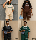 Trendy "California" T-Shirt and Shorts 2-Piece Set