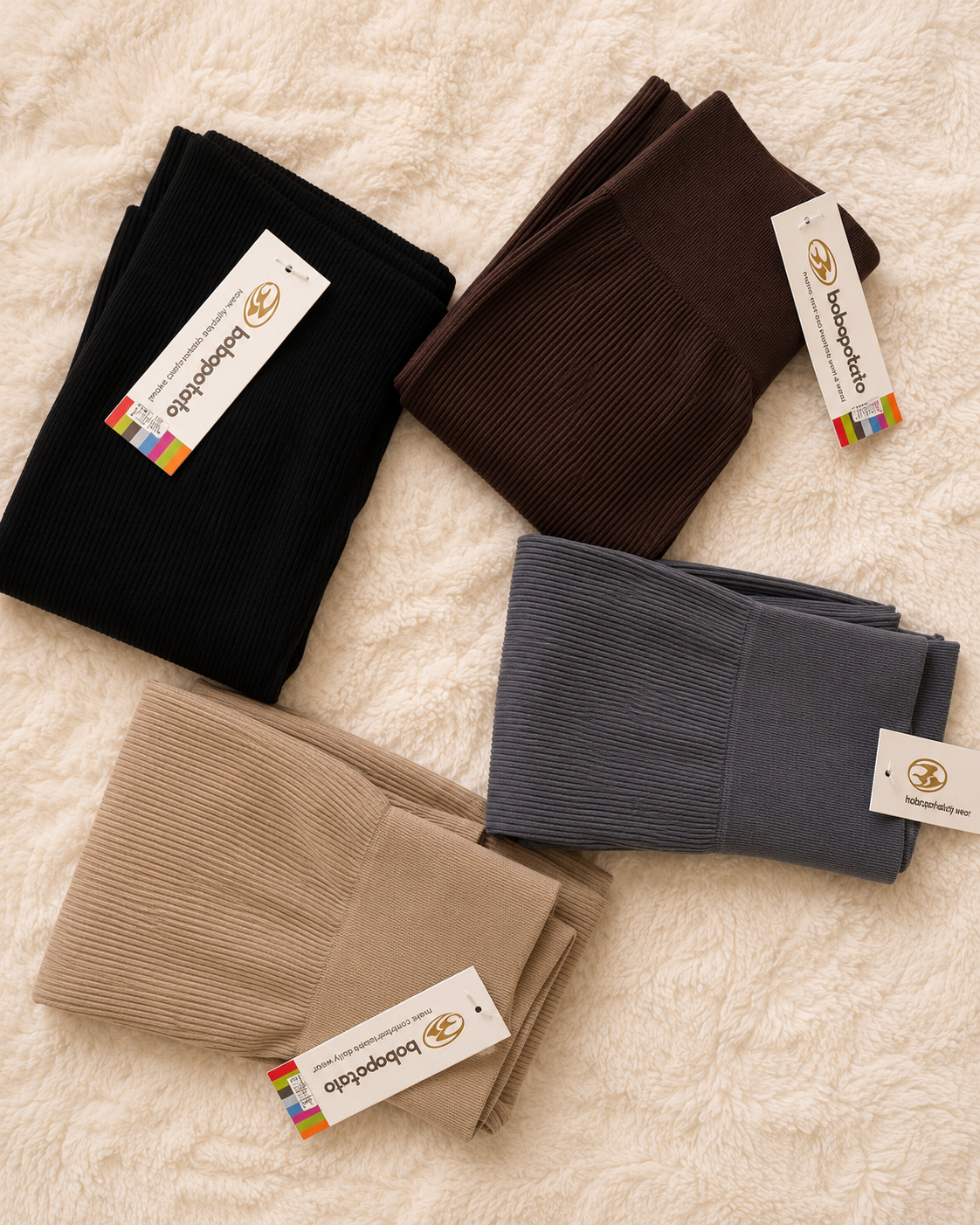 Bobo Potato Ribbed Seamless Leggings