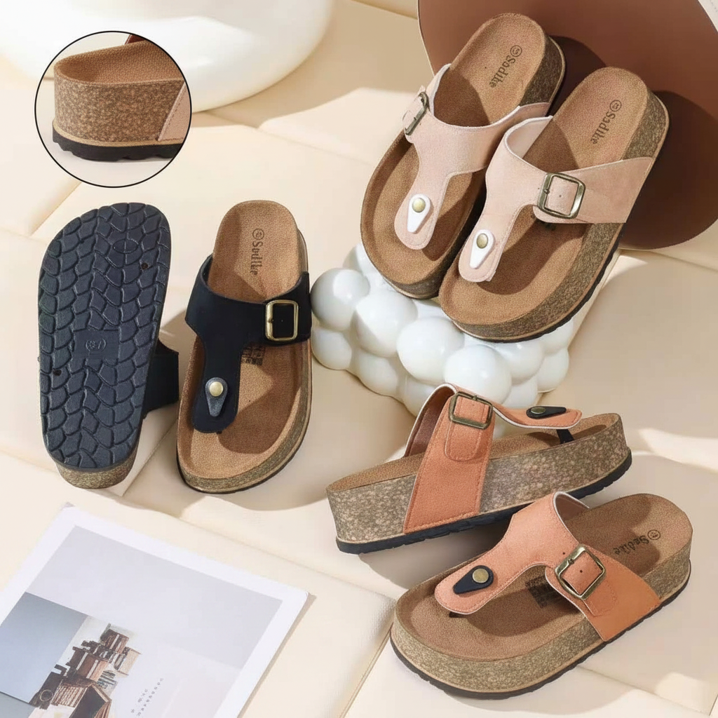 Sadike T-bar Buckled Sandals