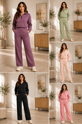 Pinspark Half Zip Sweatsuit Matching Set
