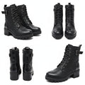 Chunky Lace-Up Ankle Boots