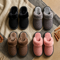 Faux Fur Soft Herringbone Winter Slippers